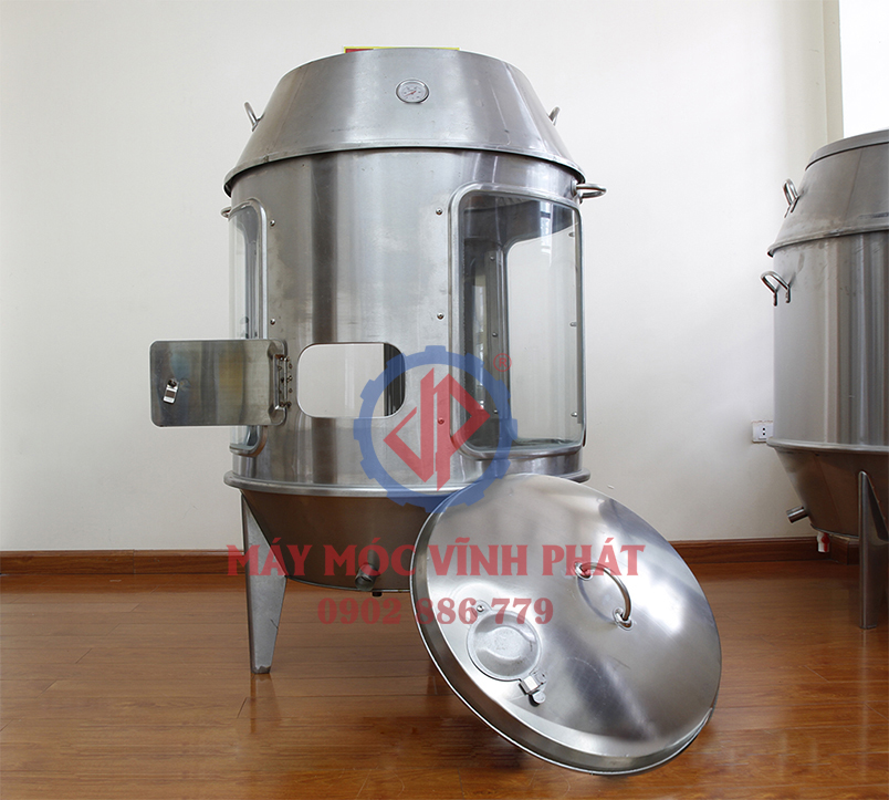 Lò quay vịt bằng gas, bằng than hiện đại của Vĩnh Phát