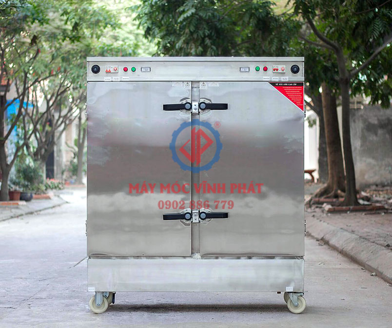 Tủ hấp cơm 20 khay Vĩnh Phát phân phối giá rẻ