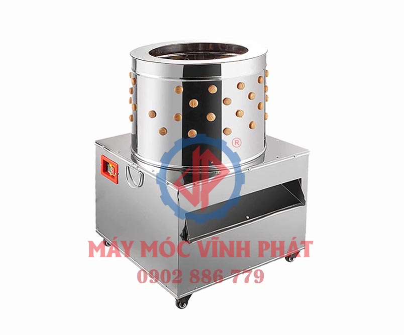 Máy vặt lông gà vịt, máy đánh lông gia cầm Vĩnh Phát bằng inox 304