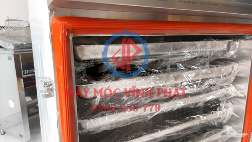 Các khay nấu của tủ hấp cơm 6 khay inox