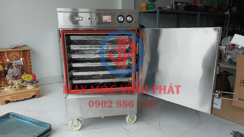 Tủ hấp cơm 6 khay bằng điện Vĩnh Phát bán với giá rẻ nhất