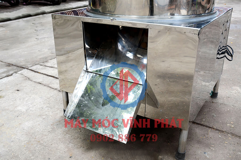 Máng xả của máy đánh lông gà vịt Vĩnh Phát
