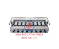 Bếp nướng 8 họng gas dài
